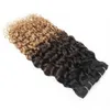 8A brasiliansk ombre blond vattenvåg hårväv buntar 1b427 tre ton 1224 tum 34 stycken remy mänskliga hårförlängningar5913349