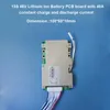 54,6V litiumjonbatteri PCB och BMS av 48V 18650 cellförpackning med 40A konstant urladdningsström för 13s E-cykelbatteri Freeshipping