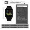 Skmei zegarki Męskie modne zegarek Digtal Watch wielofunkcyjny Bluetooth Health Monitor Wodoodporne zegarki Relogio Digital 1526256o