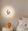 Simples moderno cabeceira lâmpada de parede LED de banda desenhada interior quarto principal lâmpadas minimalista corredor do patamar de parede TV lâmpadas decoração moderna