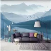 beautiful scenery wallpapers New Chinese style landscape 3d wallpapers living room TV background wall