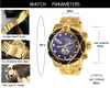 CWP 2021 TEMEITE TOP BRAND Luksusowy projekt Mens Gold Watch For Men Quartz Watches Wodoodporne zegarek Relogio Dourado Masculino266a