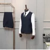 Wedding Tuxedos 2019 Men's Slim Fit HerringboTweed Suits Vest Premium Wool Blend Waistcoat Business Suit Vest (vest+pants)s