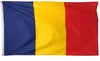 Rumänien-Flagge, 90 x 150 cm, rumänische Nationalflaggen, 1,5 x 0,9 m, Polyester-Flagge mit zwei Ösen