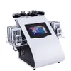Estoque nos EUA Nova Cavita￧￣o de lipoaspira￧￣o ultrass￴nica de 40k Cavita￧￣o 8 Pads A v￡cuo a laser RF Skin Care Salon Spa Beauty Equipment