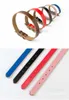 Dog Adjustable Letter Collar Pin Buckle Dogs Collars Neck Lace Pet Dog Supplies Red Pink Blue