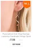 Ohr-Manschette, handgefertigte Manschetten-Ohrringe, Schmuck-Charm, kein Piercing, Ohrclips, 14 Gold gefüllt, anpassbare Brincos-Ohrringe für Frauen