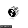 12 Signo del zodiaco Pendientes magnéticos de acero inoxidable con clip para hombres y mujeres Punk Hipoalergénico Sin perforaciones Ear Cuff Joyería de moda