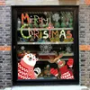 Wall Stickers 2PCS Christmas Window Decorati on Background Decoration Waterproof Wall Paste