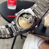 Silver Diamond Fashion Watch Men039s Explosive Watch Selt Strayless Diamond Strap Automático Mechanical Watch1446412