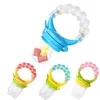 New Kids Ring Nipple Fresh Food Fruit Vegetable Nibbler Feeder Feeding Tool Safe Baby Supplies Nipple Pacifier Bags Pacifier Bell Toys M1187