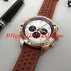 Montres décontractées pour hommes Chronomètre multifonction Mouvement chronographe à quartz Boîtier en acier inoxydable Lunette noire Bracelet en caoutchouc 118488 Poignet263w