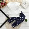 Niedliches Kleinkind-Baby-Kleidungsset mit Langarm-T-Shirt und Hose für Kinder, 2-teiliges Outfit, Frühlings-Herbst-Langarm-Kleidungsstück