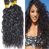 Human Hair Bulk Brazilian Water Wave 3pc Hair For Braiding No Attachment