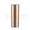 Hot 32 Färg 20oz 304 Rostfritt Stål Straight Cup Body Skinny Tumbler med halm Kall Isolering Cup Outdoor Car Cup Drinkware T2i51138