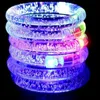 300pcs Lumineux Decoration Armbands Night Reflective Wristband LED Bracelet Glow in the Dark Party Supplies Events Favors