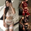 2019 nieuwe vrouwen sexy-lingerie nachtkleding nachtkleding jurk babydoll kant G-string ondergoed