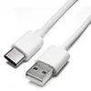 200 sztuk 1/2 M 3FT / 6FT Czarny / biały Type-C 3.1 Typ C USB Data Kabel Ładowarka do Moblie Telefon