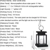 Hanging Solars Lamps Waterproof LED Outdoor Candle Lantern Decorated in Garden Patio Deck Solar candles lamp USASTAR