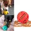 Interactive Toy Pet Cat Dog Chew Toys Tooth Cleaning Balls Pet Dog Toys Stretch Rubber Leaking Ball Pet Cat Dog2551