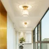 Creative crystal Home Decor LED Ceiling Down Light Walkway Kitchen Durable LED Down Light Black Gold Flush Mount Fixture Bedroom I2507