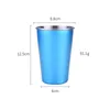 304 Edelstahl Becher 18 Unze wiederverwendbare Tumbler Outdoor Reise Becher nordischen Stil Drink Bar Kaffee Saft Tee Bier Tassen