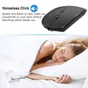 Tastiera e mouse wireless Mini tastiera bluetooth ricaricabile con mouse Tastiera ergonomica silenziosa per PC Tablet Phone