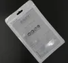 White Mobile phone accessories case earphone shopping packing bag OPP PP PVC Poly plastic packaging bag