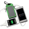 Accesorios Banco de energía solar de 5000 mAh Batería externa portátil a prueba de golpes a prueba de polvo Batería externa para teléfono móvil iPhone 7