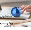 5 couleurs Gyroscope Ball Bureau Jouet Vortecon Cinétique 4,5 cm Soulagement du stress en alliage d'aluminium Jouets de décompression Articles de nouveauté CCA11429-B 60pcs