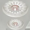 Kristal Çiçek Porch Lamba 3 W LED Tavan Işık Modern Koridor Balkon Koridorları Aydınlatma Armatürü Oturma Odası Dekor Spotlight