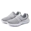 Quatre saisons noir gris chaussures de sport femmes chaussures de tennis sans lacet femmes adultes laceup athlétique marque baskets dames formateurs pas cher