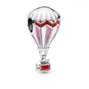 nowość Summer Air Balloon Charm luźne koraliki 925 sterling silver biżuteria Pasuje do oryginalnej bransoletki charms Romantyczna i urocza hurtowo