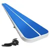 Stuoia gonfiabile blu della pista della palestra del pavimento dell'aria DWF per i buttafuori di caduta dell'aria di uso domestico di ginnastica