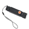 Ładowarka USB COB LED Zoomable latarki Akumulator T6 T6 Magnet USB Flash Light Pocket Outdoor Camping Lampa Podróżująca Wbudowana 18650
