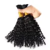 1pcs 24 26 28quot kinky curly مجعد الإنسان الحقيقي تجديل الشعر جديلة الشعر البرازيلي السائبة لبلد الرطب والمهمة البرازيلية HA1124862