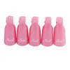 10 pièces en plastique Nail Art Soak Off Cap UV Gel Polish Remover Wrap ongles trousse à outils