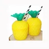 12 Pz / lotto Plastica Ananas Cocco Bere Tazza Frutta Forma Succo Tazze Feste Hawaii Luau Compleanno Estate Spiaggia Piscina Party Decor