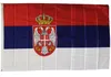 3X5 صربيا العلم معلق الإعلان 100٪ البوليستر كبيرة أعلام الطباعة الرقمية والرايات من مصنع المهنية