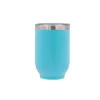 16oz Egg Shaped Cup Stainless Steel Eggshell Outdoor Hiking Vacuum Insulation Water Bottles Coffee Mug Only Sliver In Stock OOA7123