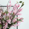 Artificial Magnolia Flower Wedding Orchid Magnolia Flower Home Living Room Office Shop Silk Magnolia Flower Decoration