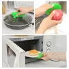 Cuisine Silicone Lavage Épurateurs Multifonctionnel Silicone Éponge Vaisselle Brosse De Nettoyage De Fruits Brosses Anti-Chaud Pad Forme Ronde HHA1015