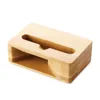 Personalized Wooden Mobile Phone Speaker Holders Office Accessories stand for universal