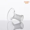Подставка из дымчатого стекла для чаши или купола Адаптер для кварцевых гвоздей 18 мм 14 мм, матовое соединение, выпадающий список 377