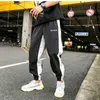 Muti färgblock patchwork byxor män hip hop muti stil casual joggare byxor manlig windbreaker joggers sweatpants hög kvalitet