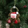 Colgantes de Navidad 3D Lindo Encantador Santa Claus Elk Árbol de Navidad Decoración Encantadores Adornos de Feliz Navidad VT1769
