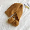 Wholesale- designer scarf twist knit irregular ladies shawl warm wool ball shawl wrap sweaters
