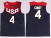 2014 USA Baskettröja Dream Team Eleven 4 Stephen Curry 5 Thompson 6 Derrick Rose 10 Kyrie Irving James Harden Kevin Durant National