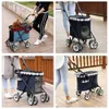 DODOPET Pet Dog Stroller Pet Dog Foldable Carrier Strolling Cat Outdoor Carrier Cart Four Wheel Stroller1212f