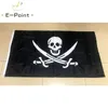 Drapeau des Pirates des caraïbes 3*5 pieds (90cm x 150cm), bannière de décoration en Polyester, drapeau volant de jardin de maison, cadeaux de fête